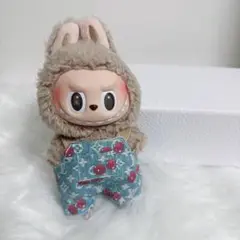 LABUBU (17㎝)ぬいぐるみ　コスチューム　ぬい服　 オーバーオール