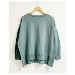 m377_IENA 美品✨2022SS☘️コットンストレッチNEOワイド長袖PO
