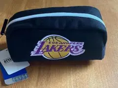 NBA チームロゴ　角型 ポーチ　ロサンゼルス・レイカーズ