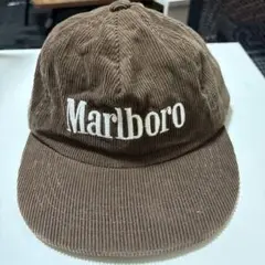 Marlboro コーデュロイキャップ ブラウン