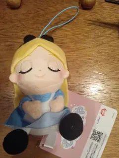 新品未使用タグ付き　ディズニー　むにゃすやマスコット　ふしぎの国のアリス　送料込