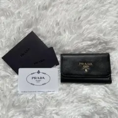 PRADA プラダ キーケース 6連 サフィアーノ レザー
