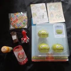 ★ちーかわ判子　たまごっち指輪　トイ・スト箸置　すみっコシール　タコ　ほか