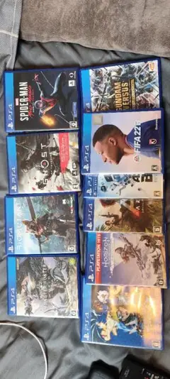 PS4ゲームセットSpider-Man, Ghost of Tsushimaなど