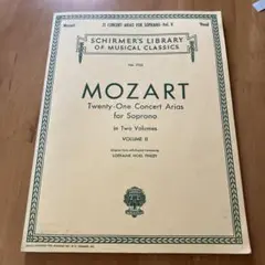 MOZART Twenty-One Concert Arias 1.2巻