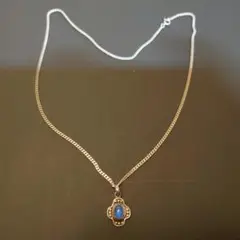 ネックレス50cm＆　ペンダントトップ　シルバー製　トパーズ付き