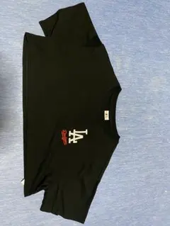 LA Dodgers クロップドTシャツ Sサイズ 黒