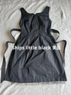 Ships little black 黒いAラインワンピース