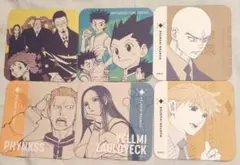 HUNTER×HUNTER　アートコースター　第２弾　６枚セット