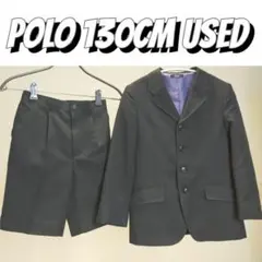 【匿名配送】ポロ 130cm スーツセットアップ ハーフパンツ