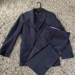 GREEN LABEL RELAXING ネイビー ビジネススーツ