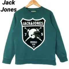 Jack u0026 Jones ジャックジョーンズ ロゴプリント スウェット グリーン
