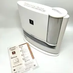 【美品】SHARP シャープ 加湿セラミックファンヒーター HX-H120-W
