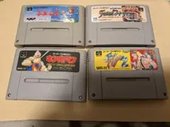 【動作確認済】スーパーファミコンソフト4本セット!!