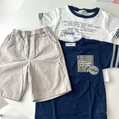 【まとめ売り】ムーンノンノン120サイズ　Tシャツ 半ズボン