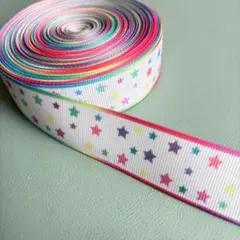 最終⭐︎星のリボン(白)17mちょっと