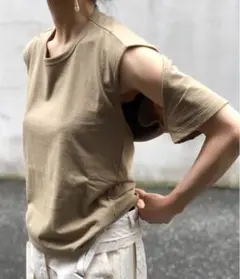 FUMIKA UCHIDA SEPARATE SHORT-SLEEVE T