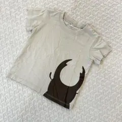 ★無印良品　クワガタくわがた 半袖Tシャツ 90　昆虫　保育園　夏服　虫