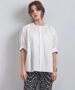 UNITED ARROWS ホワイトパフスリーブシャツ