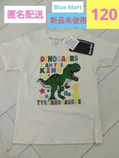 匿名配送　新品未使用　BlueMart　半袖Tシャツ　恐竜　120cm