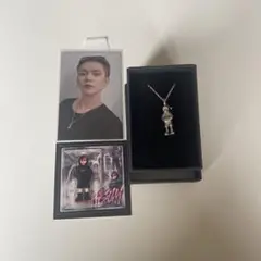 韓国 TXT GGUM サノク ヨンジュン ネックレス トレカ TXT ヨンジュン ggum ソロ サノク トレカ ネックレス セット