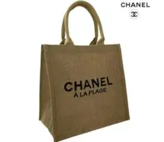 CHANEL À LA PLAGE エコバッグ　ココチャーム付き CHANEL À LA PLAGE エコバッグ ココチャーム付き - メルカリ