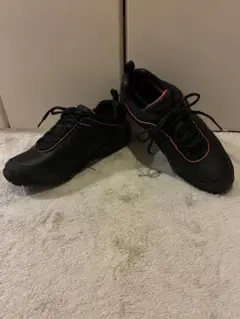 美品ROCKPORT レザー スニーカー ブラック 黒 25 COLE HAAN