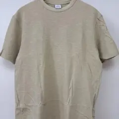 ZARA ベージュ クルーネック Tシャツ