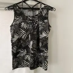 タンクトップ　ボタニカル