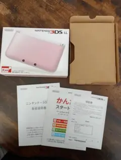 任天堂 ニンテンドー3DSLL　ピンクホワイト　空箱　③