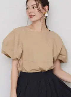 JETSET SOLO PLUS ジェットセットソロプラス パフスリーブブラウス