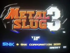 SNKMVSメタルスラッグ3カセットです