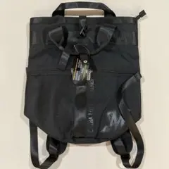 未使用品　千葉ロッテマリーンズ　ブラックリュック Mのロゴ入り