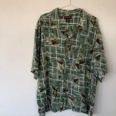 COVINGTON アロハシャツ 半袖 緑系 2XL