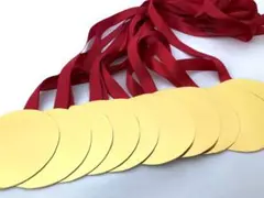 手作りメダル 両面金色 10枚セット【送料込み】