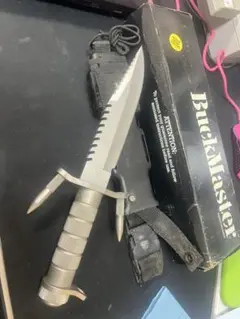 BUCK バック/184 バックマスター シルバー 初期型サバイバルナイフ US 80s ヴィンテージ BUCKMASTER 184 サバイバル・ナイフ/BUCK社