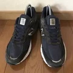 アメリカUSA製ニューバランスM990NV4 ネイビー26cm