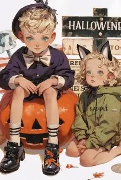 2440兄弟のハロウィンステッカー