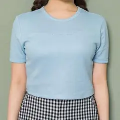 むくえな クロップドTシャツ