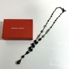 CRESCENT HEIGHTS 天然石 ブラック系 ネックレス アクセサリー