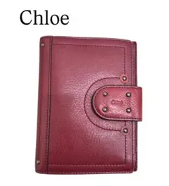 Chloe クロエ 手帳カバー 赤
