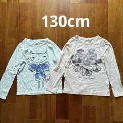 SLAP SLIP べべ　UT ユニクロ　ロンT 薄手長袖カットソー130cm