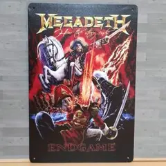 MEGADETH メガデス ブリキ看板 OK2160