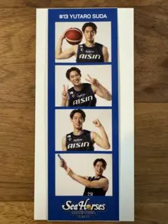 シーホース三河 2024-25 ランダムフォトシール #13 須田侑太郎