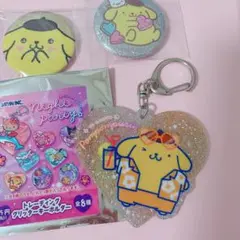 サンリオ トレーディンググリッターキーホルダー