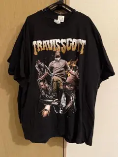 トラヴィス・スコット ビッグシルエットTシャツ ブラック