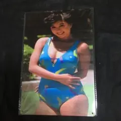 河合奈保子　看板　アイドル　昭和　水着　ポスター　壁掛け