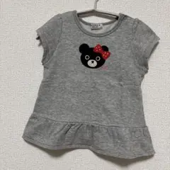 週末限定値下げ❣️ ミキハウスダブルビー B子ちゃん フリル Tシャツ