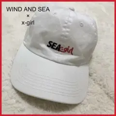 WIND AND SEA - WIND AND SEA×Malbon Golf キャップ 白×ピンク WIND AND SEA ウィンダンシー WDS-MALBON-20 × MALBON GOLF