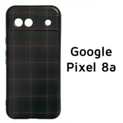 Pixel 8a カバー グリーン チェック